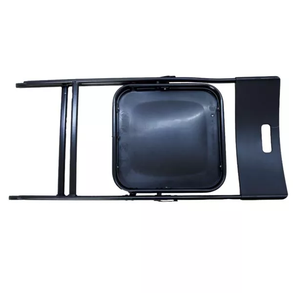 كرسي فايبر قابل للطي 46x79 - أسود