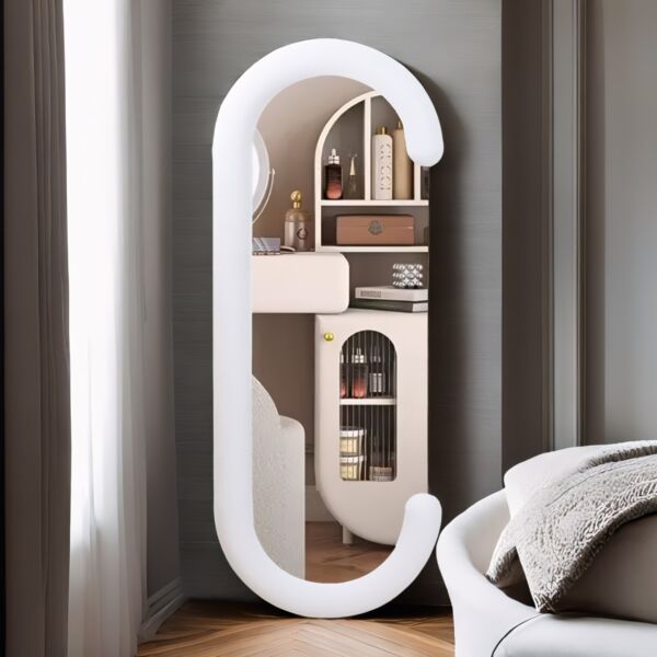 مرآة حائط تانا - ابيض