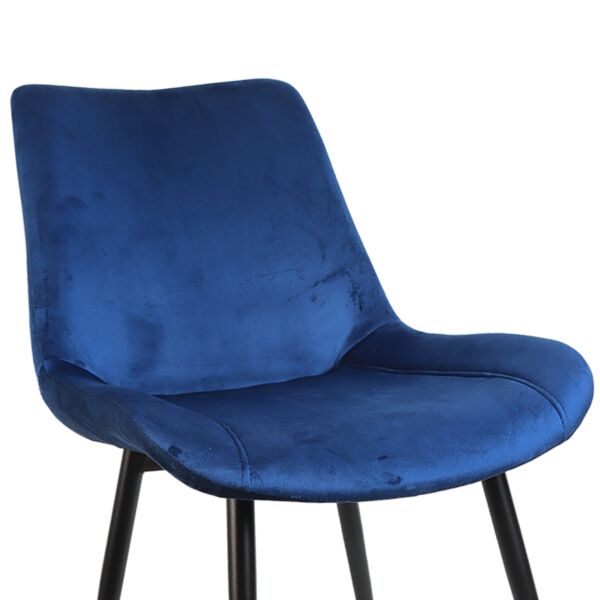 كرسي طعام مارك - ازرق