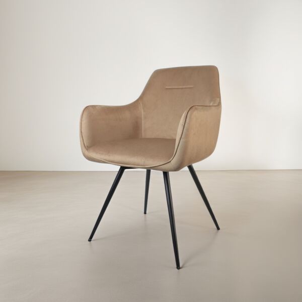 كرسي طعام متحرك سيرا - بني فاتح