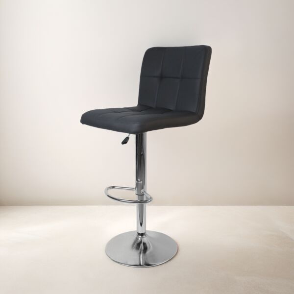 كرسي مرتفع قابل للدوران والتعديل مورتن - أسود