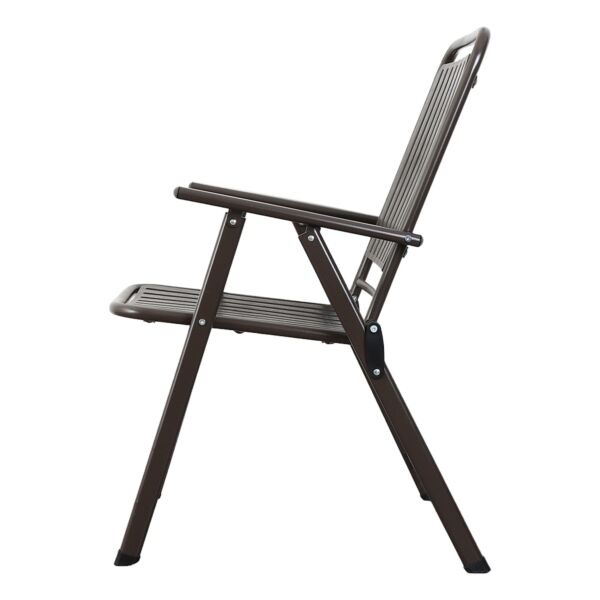 كرسي جلسة خارجية قابل للطي فلاديف - بني