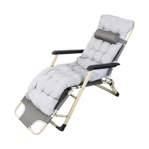 كرسي جلسة خارجية بمسند للرأس قابل للطي - متعدد الالوان