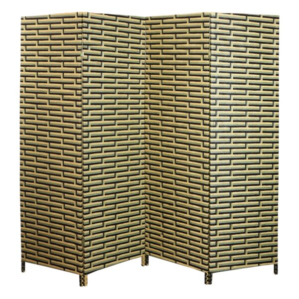 فاصل غرف بارتشن قابل للطي جاردن - أخضر ومتعدد الالوان