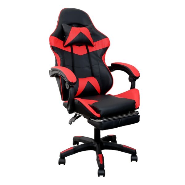 كرسي ألعاب متحرك قابل لتعديل الإرتفاع وينر - أسود وأحمر