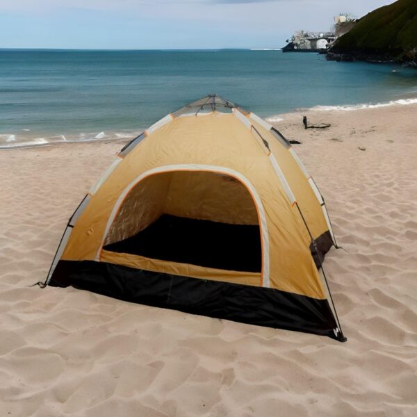 خيمة ذاتية التركيب - بني فاتح