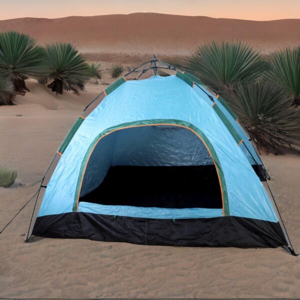 خيمة ذاتية التركيب كولر - أزرق فاتح