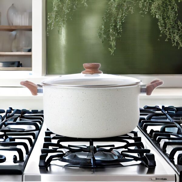 قدر طبخ جرانيت بالغطاء - ايميلي