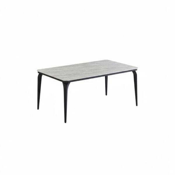 طقم طاولة طعام ميرنال 8 اشخاص رخام - رمادي