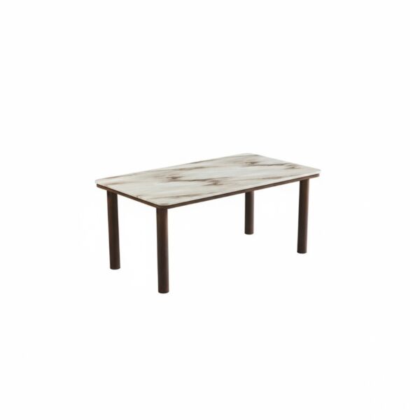 طقم طاولة طعام ميرنا 8 اشخاص رخام - بني