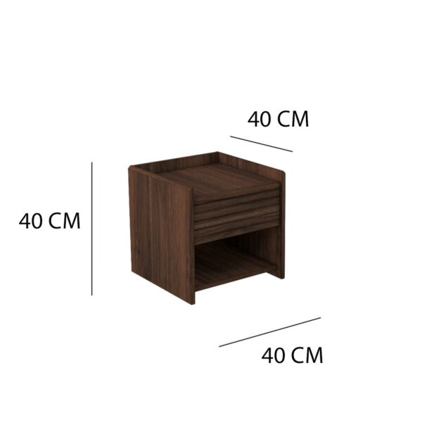 كومودينو درج ورف سكوير - بني