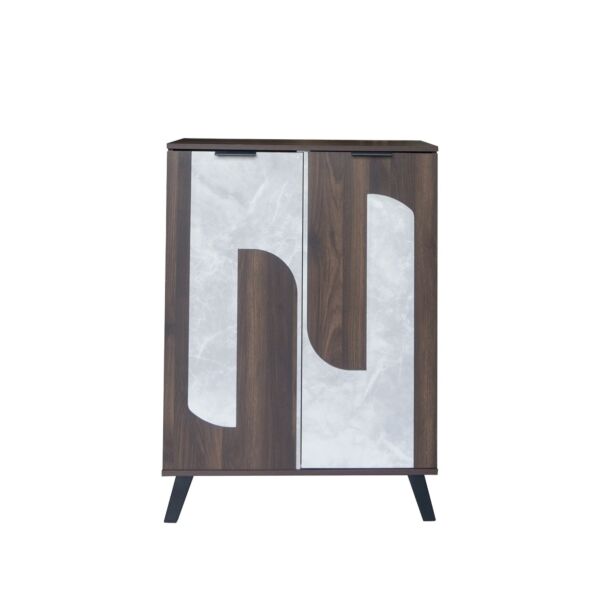 خزانة أحذية بابين فولتا - بني ورمادي