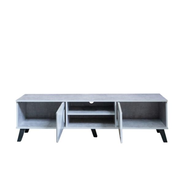 طاولة تلفزيون فيرا 160 سم وخزانة أحذية 4 رفوف