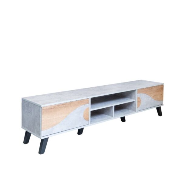 طاولة تلفزيون فيرا 180 سم وخزانة أحذية 4 رفوف