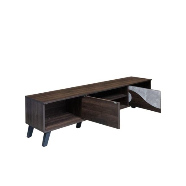 طاولة تلفزيون فيرا 180 سم وخزانة أحذية 4 رفوف