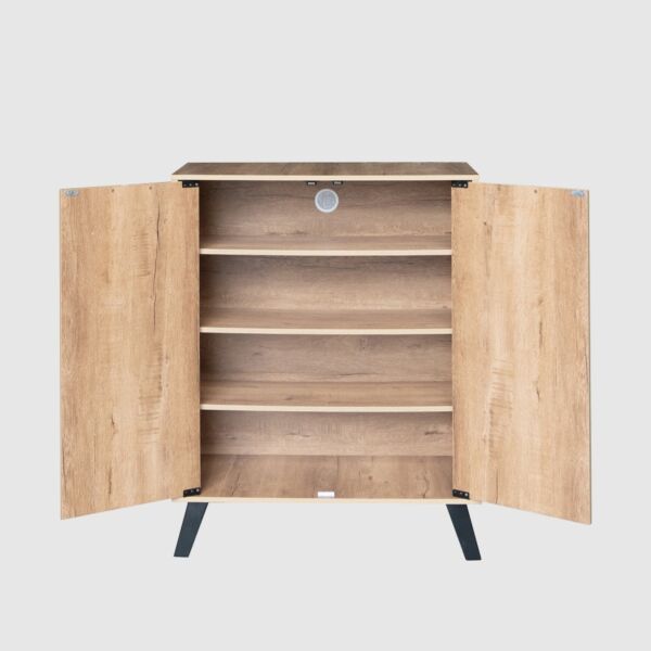 خزانة أحذية بابين خشب ماليزي لاروز - خشبي