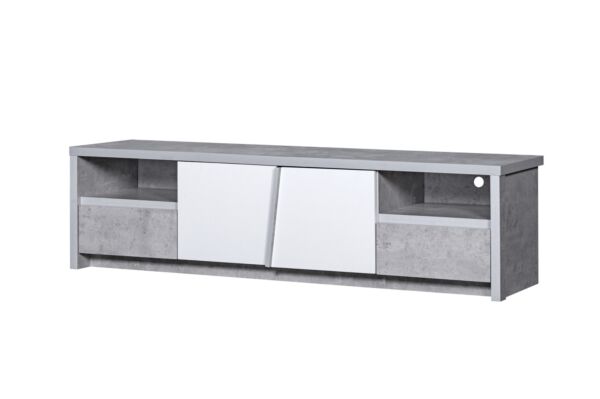 طقم طاولة تلفزيون كايلا - رمادي