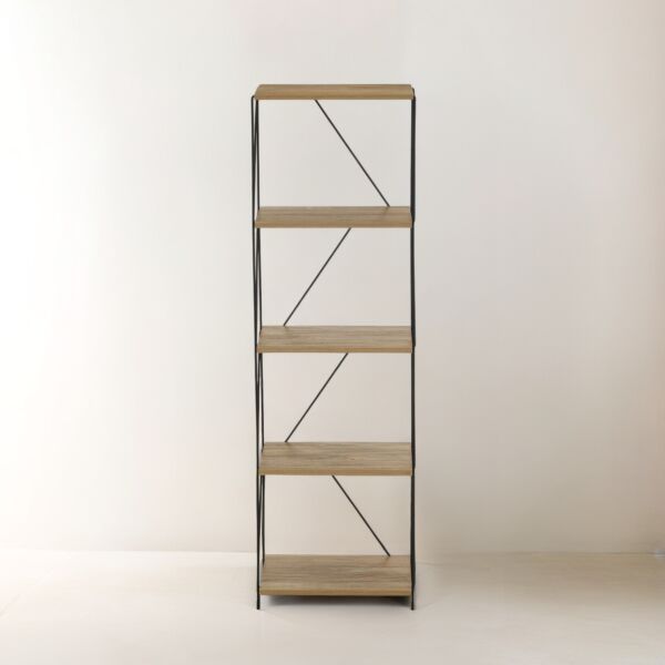 وحدة رفوف ريتا خشب ماليزي 5 ادوار  متعددة الإستخدام خشبي 