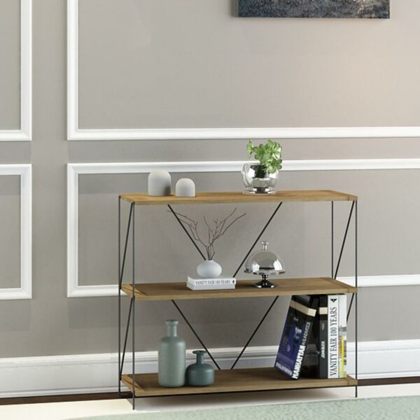 وحدة رفوف روزي خشب ماليزي 3 ادوار  متعددة الإستخدام خشبي 