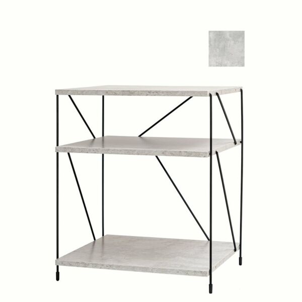 طاولة جانبية مودرن - ابيض