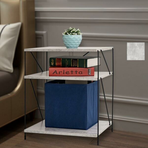 طاولة جانبية مودرن - ابيض