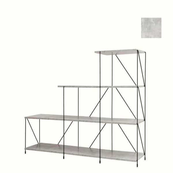 رفوف تنظيم مودرن - رمادي