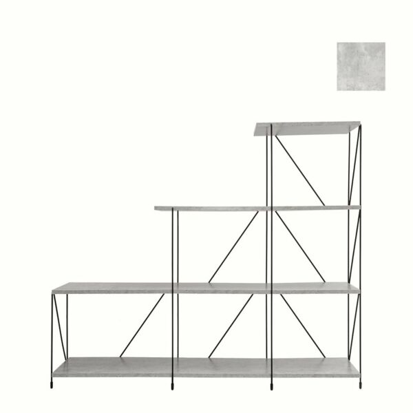 رفوف تنظيم مودرن - رمادي
