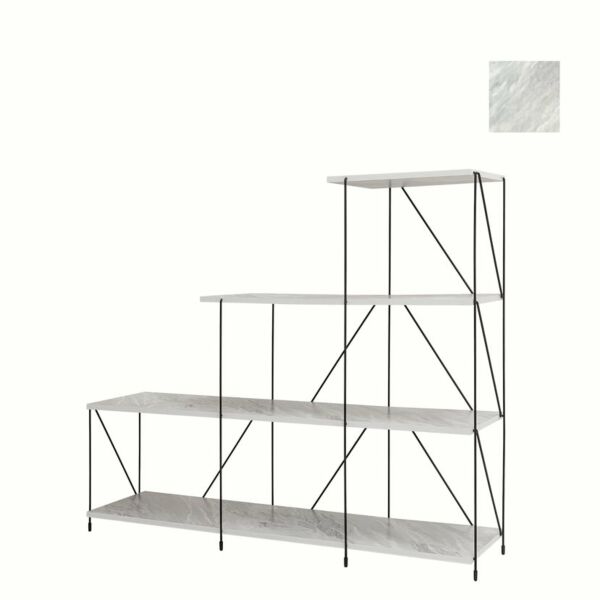 رفوف تنظيم مودرن - ابيض