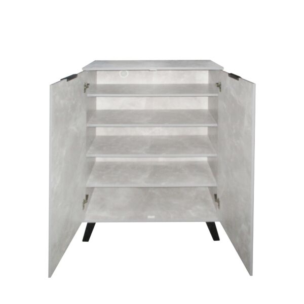 خزانة أحذية بابين خشب ماليزي ليندا - متعدد الألوان