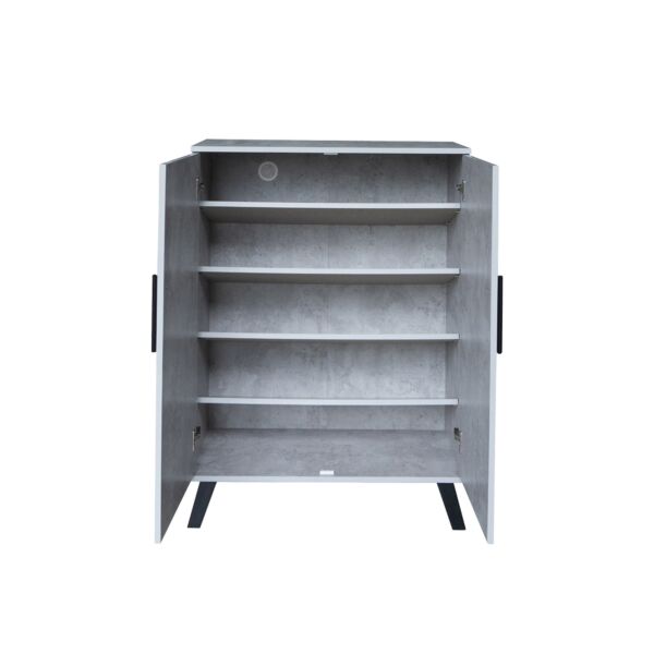 خزانة أحذية بابين خشب ماليزي بونو - متعدد الألوان