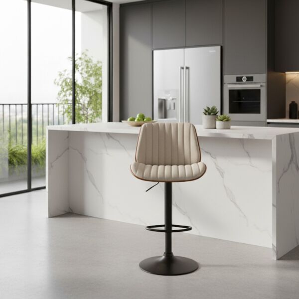 كرسي مرتفع قابل للارتفاع والتعديل بستيمل - بيج