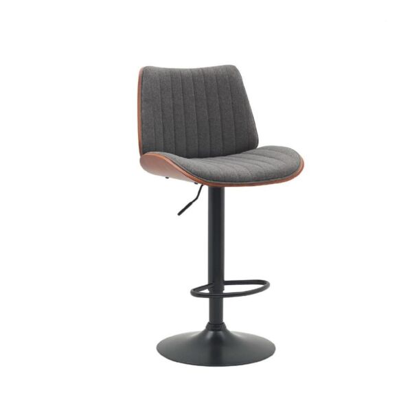 كرسي مرتفع قابل للارتفاع والتعديل بستيمل - رمادي غامق