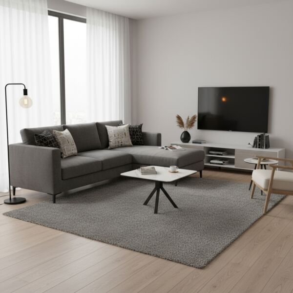 طاولة قهوة بورسلان موديرا تيرا - ابيض