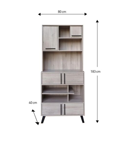 ركن قهوة مودرن خشب ماليزي ريناي - بيج