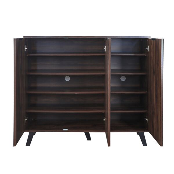 خزانة أحذية 3 أبواب روكستا - بني