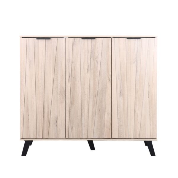 خزانة أحذية 3 أبواب روكستا - بيج