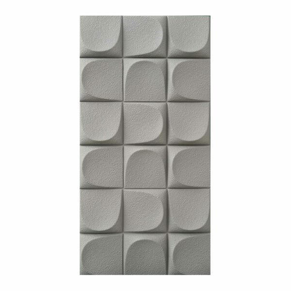 ديكور جداري بولي يوريثان باولا - رمادي