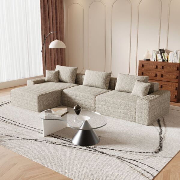 كنب زاوية يسار بونا - بيج