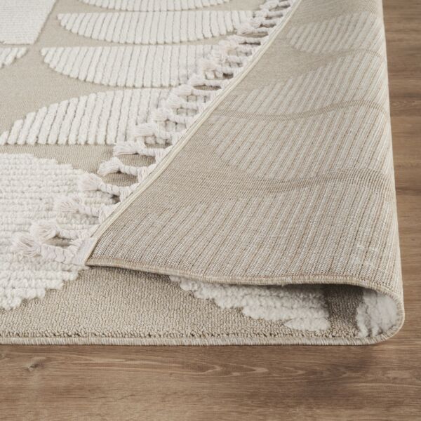 سجادة مودرن روهان 200x300 سم - كريمي وبيج