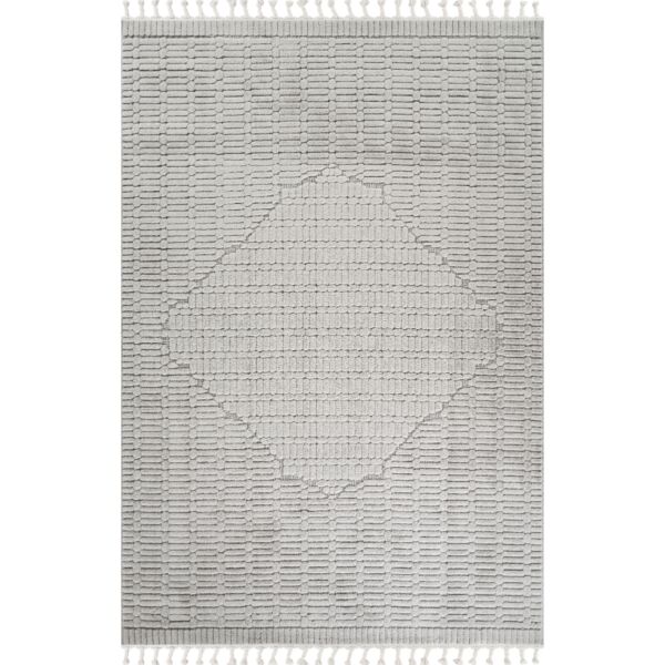 سجادة مودرن لوفير 200x300 سم - رمادي