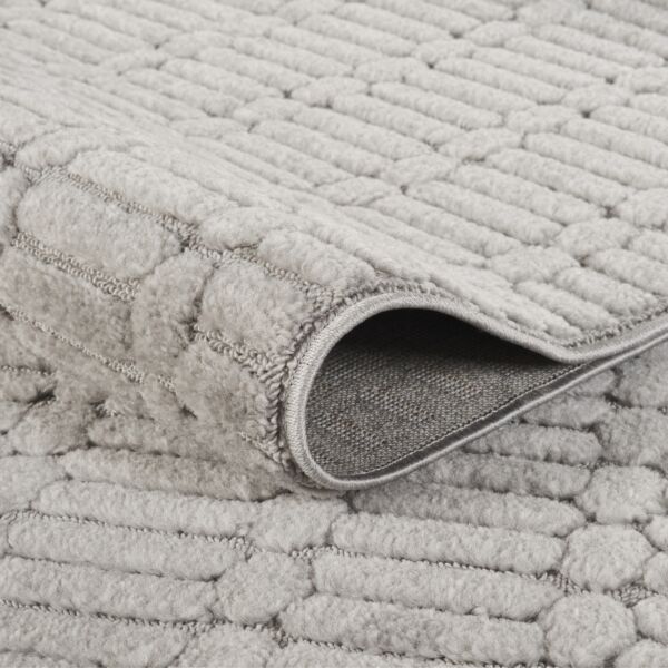 سجادة مودرن لوفير 200x300 سم - رمادي