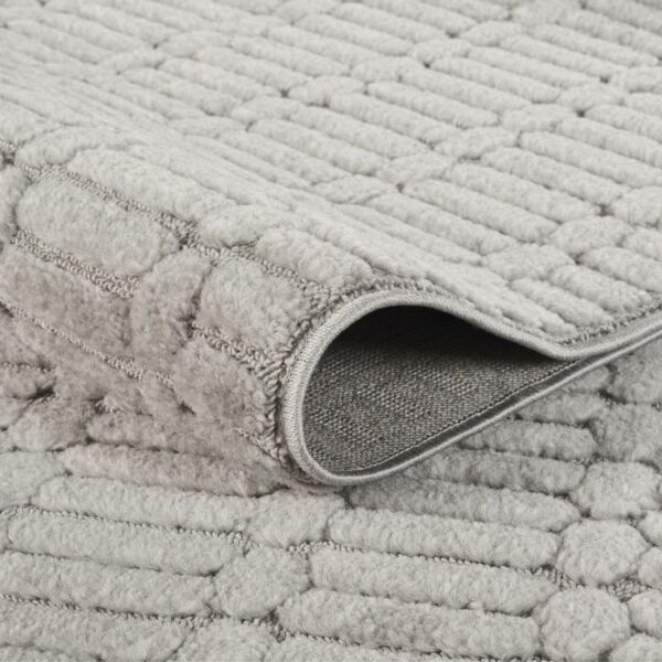 سجادة مودرن لوفير 150×230 سم - رمادي
