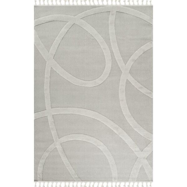 سجادة مودرن ألافا 300×400 سم - رمادي