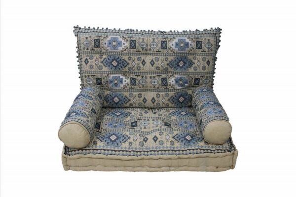 جلسة عربية موروكو بمقعد - بيج