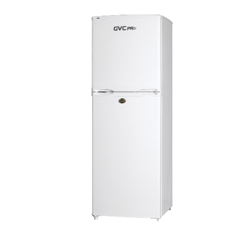 ثلاجة و فريزر علوي جي في سي برو - 181لتر- أبيض