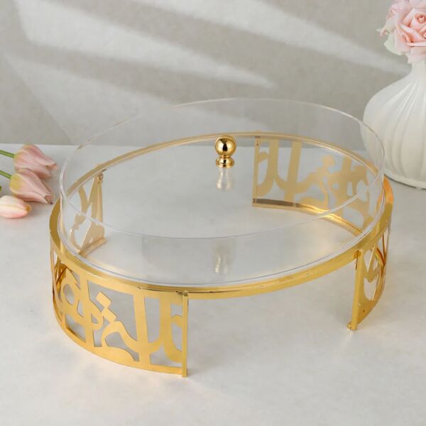 صندوق تقديم اكريلك كوستا - ذهبي