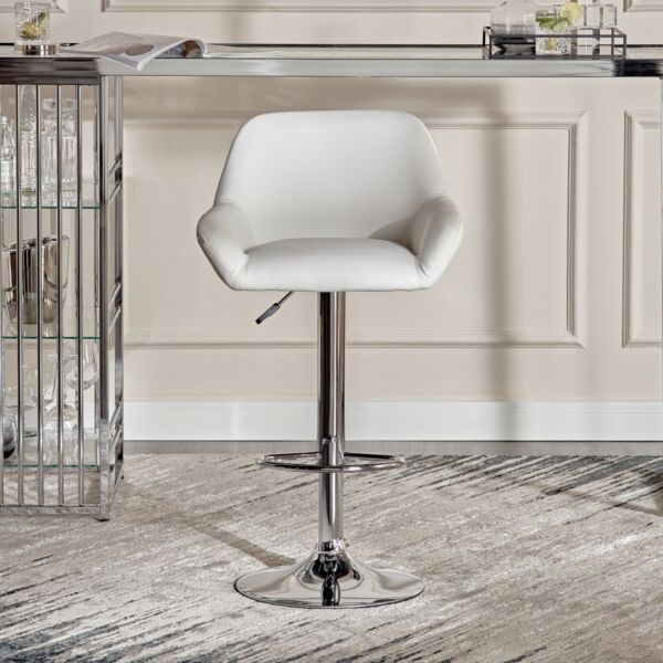 مقعد مرتفع بيتريب - اسود وابيض