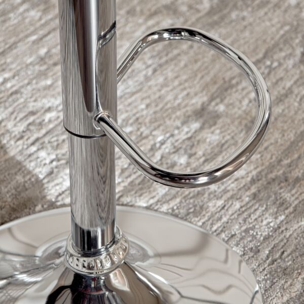 مقعد مرتفع بيتريب - اسود وابيض