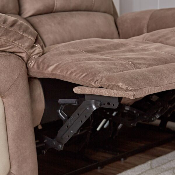 كنبة استرخاء هزّازة قماش مقعدين قابلة للضبط - داوسون