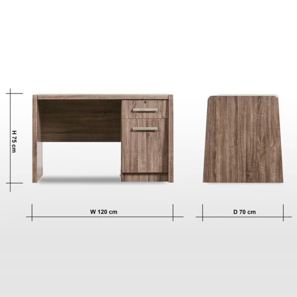 طاولة مكتب ساترن - بلوط